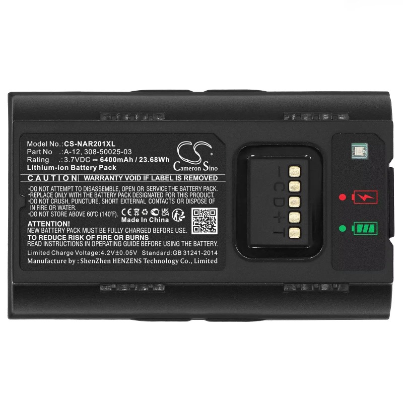 Home Security Arlo - 3.7V 5200mAh/6400mAh ホームセキュリティカメラバッテリー A-12 308-50025-03 Arlo