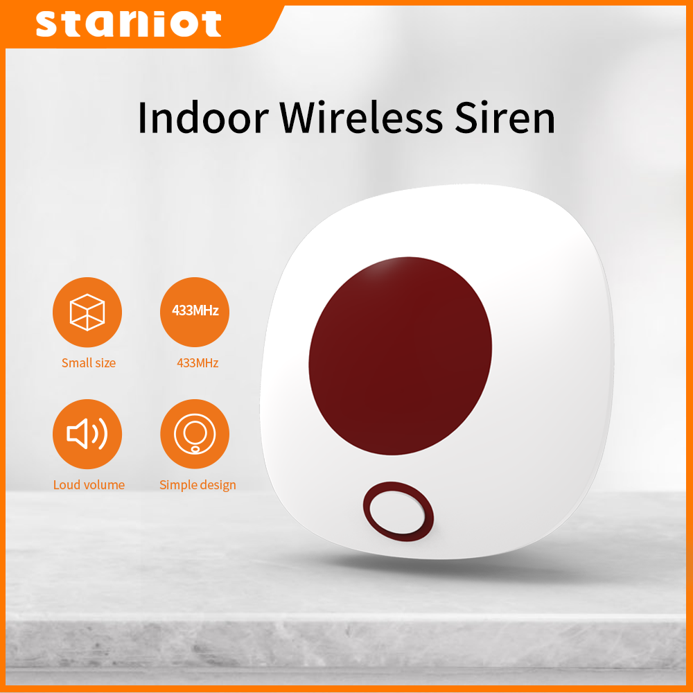 Home Security Equipment - Stanilot-ワイヤレスセキュリティアラームシステム,高ストロボ110db,防水,ホームセキュリティ用,433mhz,Venta caliente en Japón, entrega rápida