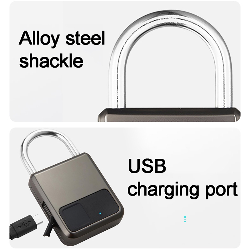 Tuya スマート南京錠 20 番号指紋ロック盗難防止 US - Home Security Locks のレビューと価格