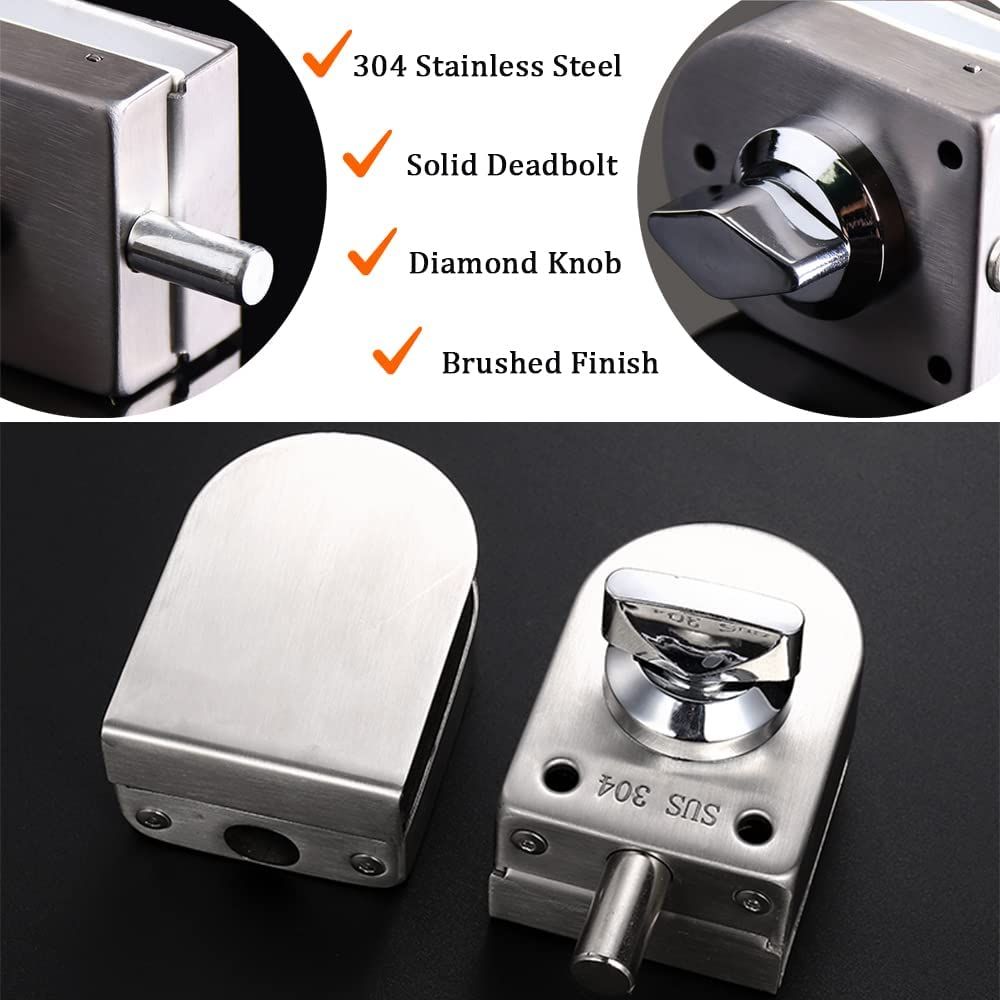 トイレショップホームセキュリティ盗難防止ゲートフロアラッチガ - Home Security Door Lock のレビューと価格