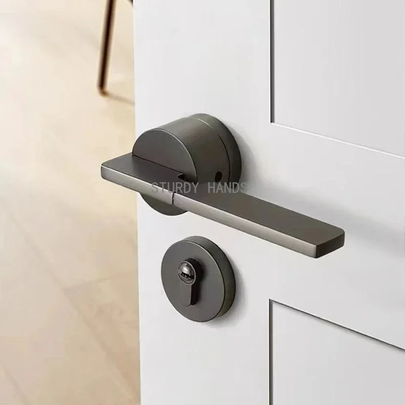 亜鉛合金製室内キーロック、モダンセキュリティホームオフィス用 - Home Security Door Lock のレビューと価格