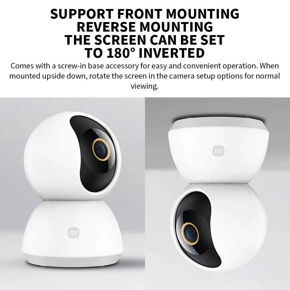 Xiaomi スマートIPカメラ 2K 360 °   パン - Xiaomi Home Security 360 のレビューと価格