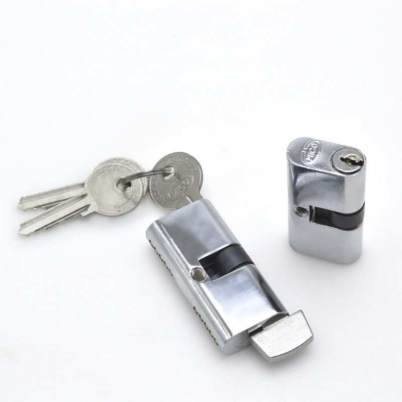 屋内ドアロックコア54ミリメートル単一のダイヤルロックシリン - Home Security Locks のレビューと価格