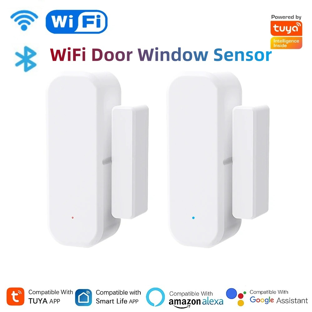 Tuya WiFi スマートドアウィンドウセンサー開閉検知器 - Home Security Equipment のレビューと価格