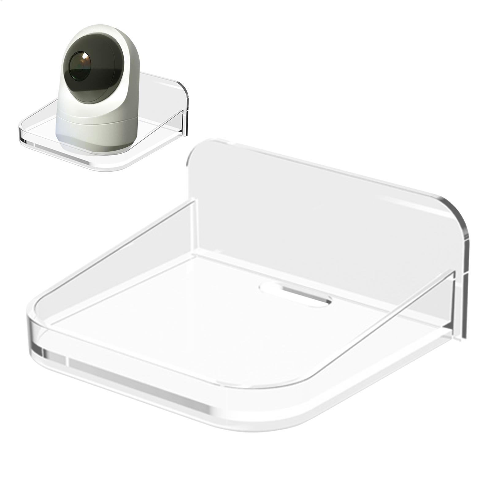 小型壁掛け棚、小型壁棚、防犯カメラブラケットホルダー、窓用フ - Home Security For Apartment Renters のレビューと価格