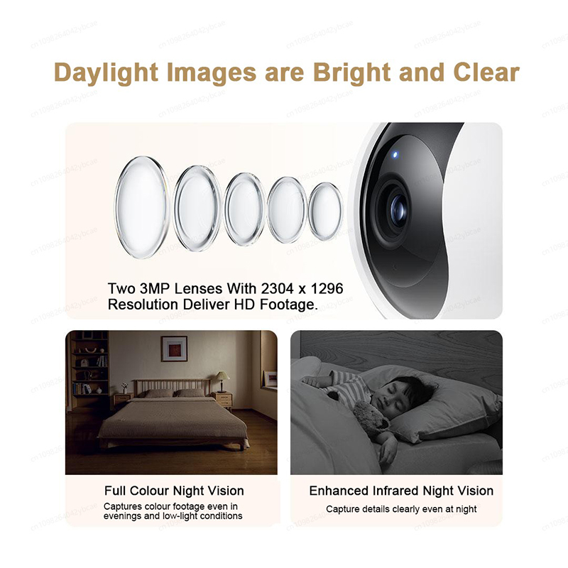 XIAOMI スマート カメラ C300 デュアル カメラ  - Xiaomi Home Security 360 のレビューと価格