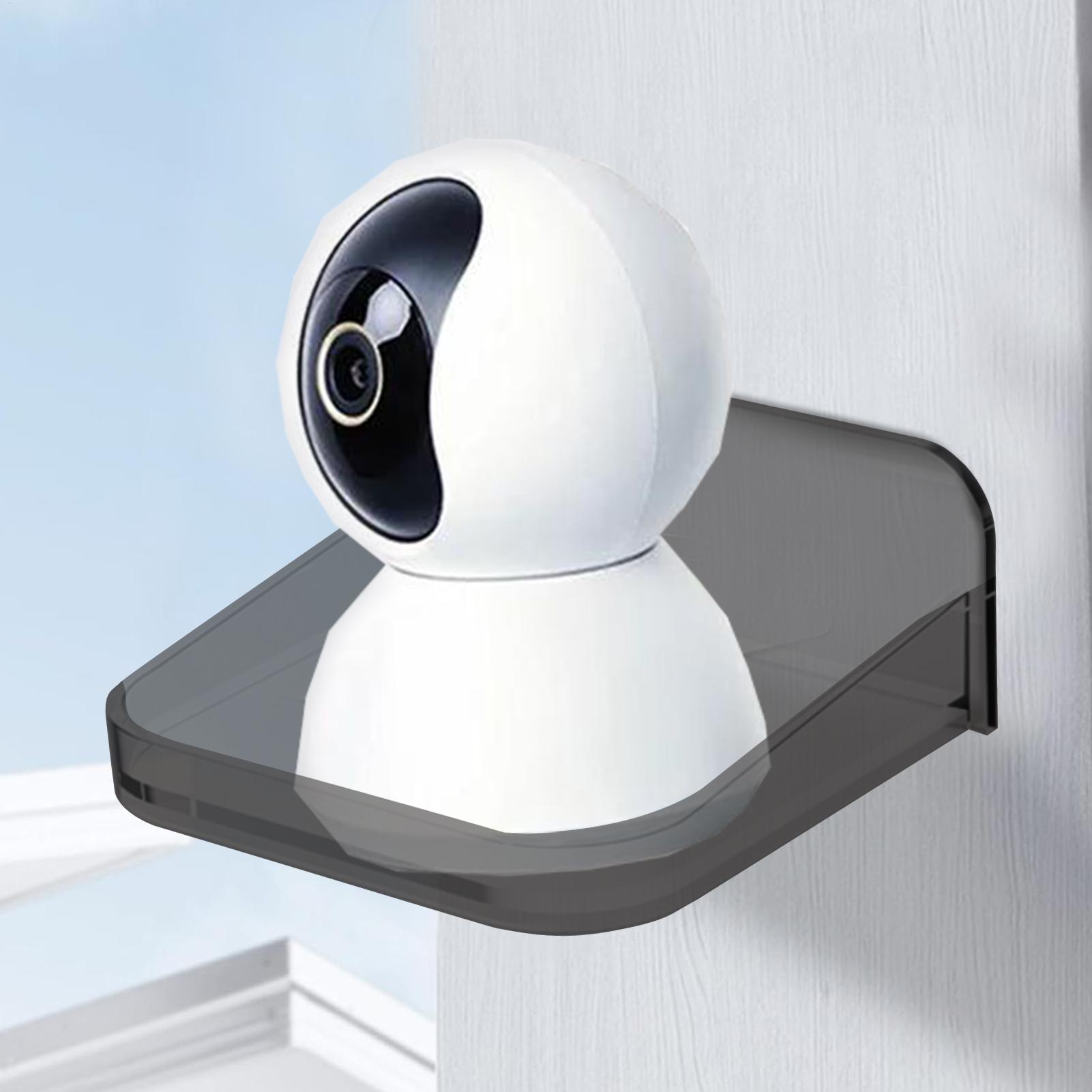 小型壁掛け棚、小型壁棚、防犯カメラブラケットホルダー、窓用フ - Home Security For Apartment Renters のレビューと価格