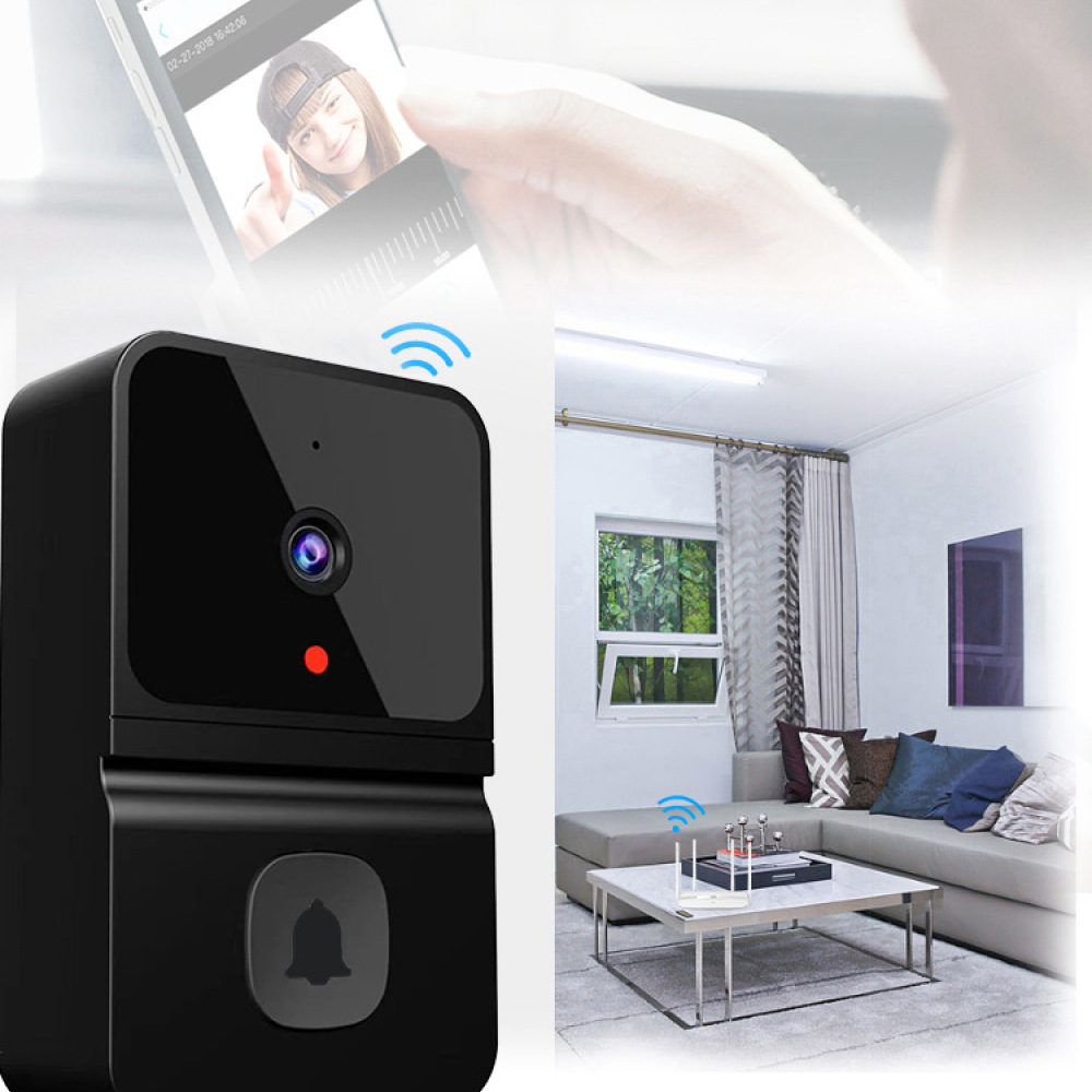 スマートワイヤレスWiFiビデオドアベルカメラ HDナイトビ - Home Security Units のレビューと価格