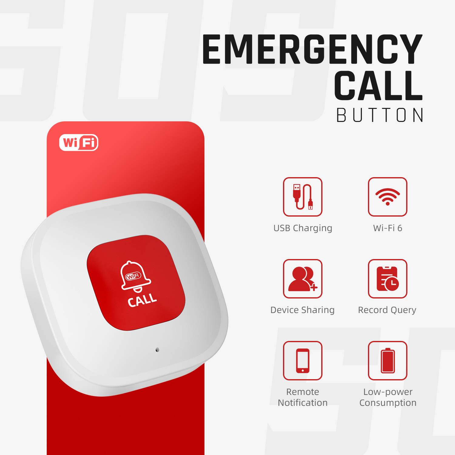 家庭用セキュリティアラームシステム,ワイヤレスsos,高齢者 - Home Security For Seniors のレビューと価格