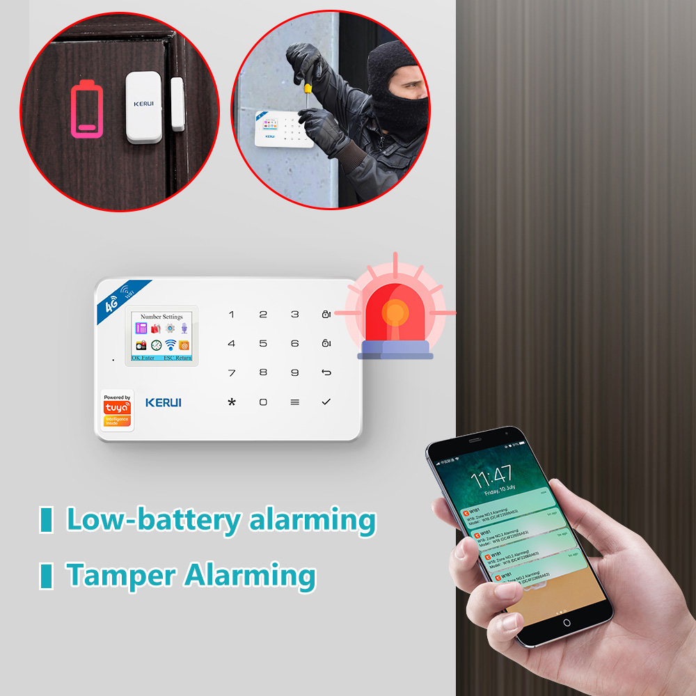 Kerui-ホームセキュリティシステム、Tuya Smart - Home Security Units のレビューと価格
