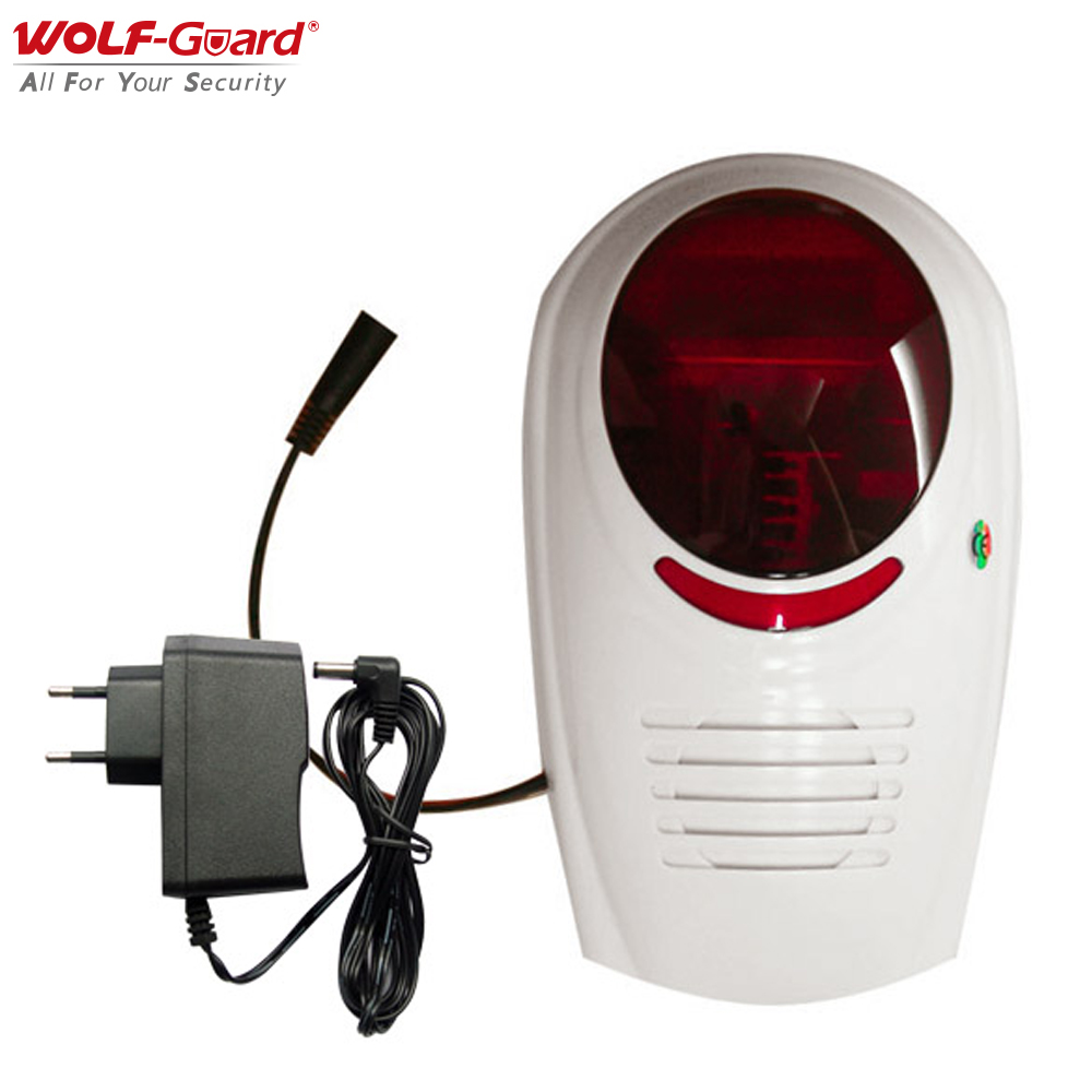 Wolf-guard-ワイヤレスホームセキュリティサイレン, - Home Security Equipment のレビューと価格
