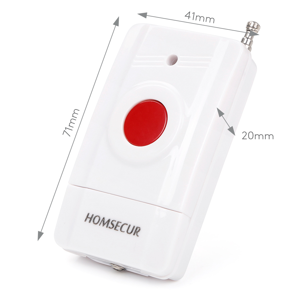 A5 ワイヤレス緊急パニックボタン 433MHz HOMSE - Home Security Equipment のレビューと価格