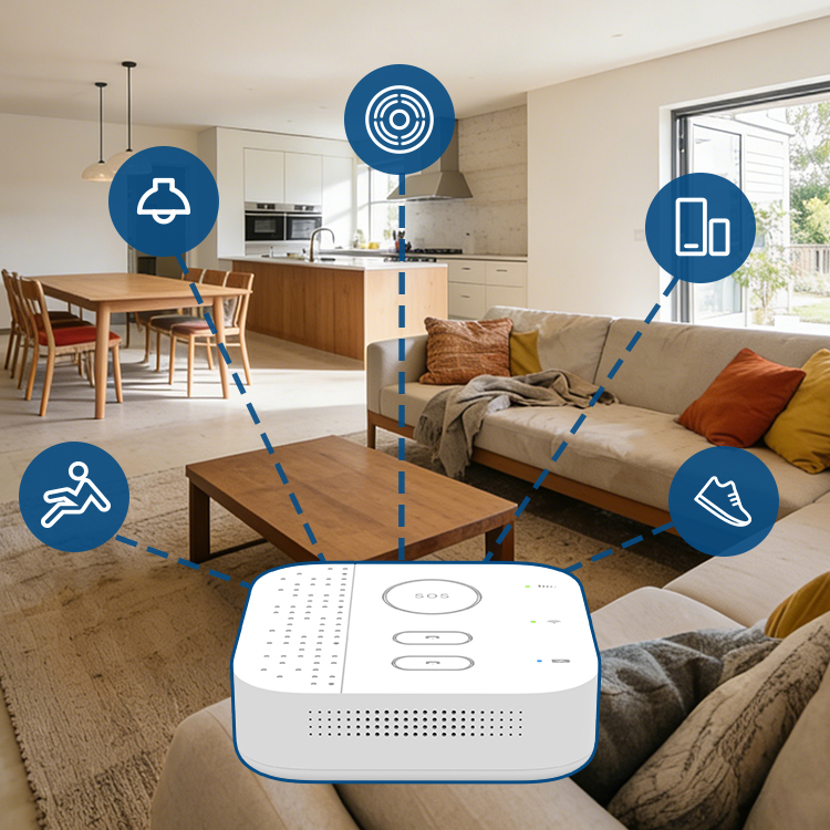 スマート高齢者向けホームセキュリティ監視システム多機能高齢者 - Home Security For Seniors のレビューと価格