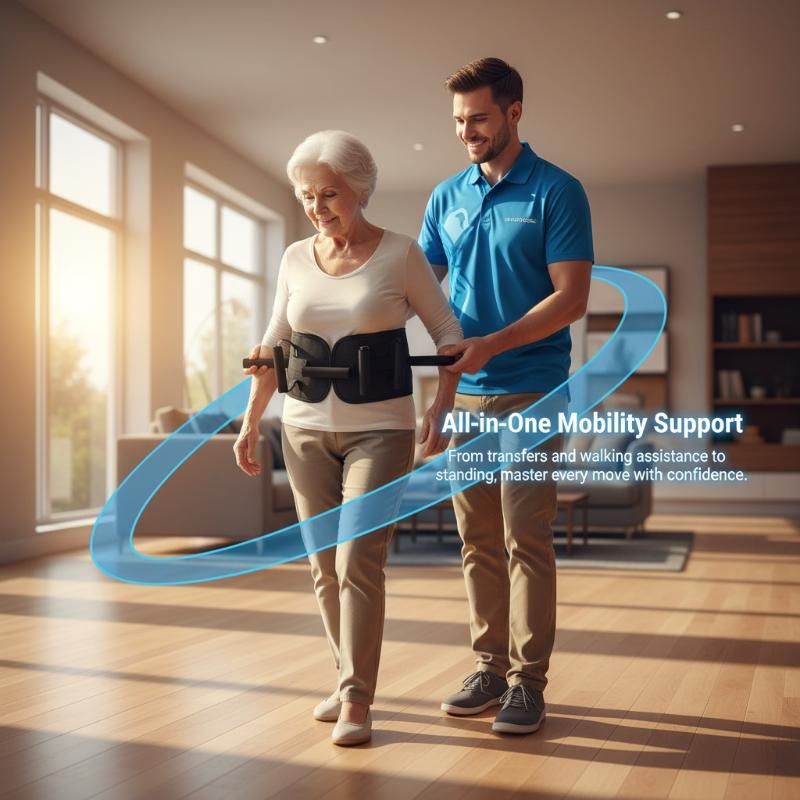 高齢者用リフトゲートベルト 7つのハンドル付き 安全な移動補 - Home Security For Seniors のレビューと価格