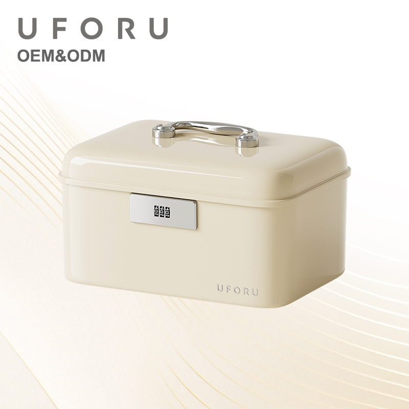 UFORU ハンドル付きロック式収納ボックス、二層式大容量安 - Home Security Equipment のレビューと価格